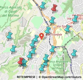 Mappa Via Vittorio Marchi, 00168 Roma RM, Italia (1.2785)
