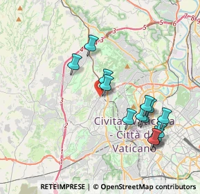 Mappa Via Vittorio Marchi, 00168 Roma RM, Italia (4.05643)