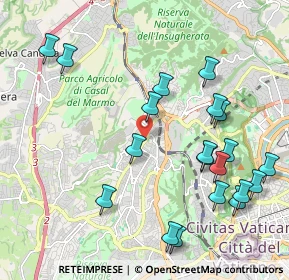 Mappa Via Vittorio Marchi, 00168 Roma RM, Italia (2.467)