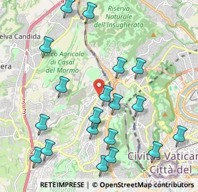 Mappa Via Vittorio Marchi, 00168 Roma RM, Italia (2.46684)