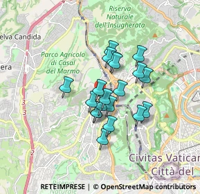Mappa Via Vittorio Marchi, 00168 Roma RM, Italia (1.284)