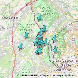 Mappa Via Vittorio Marchi, 00168 Roma RM, Italia (1.24056)