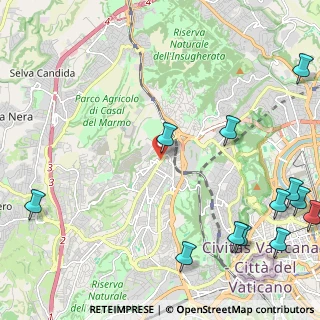Mappa Via Vittorio Marchi, 00168 Roma RM, Italia (3.4425)