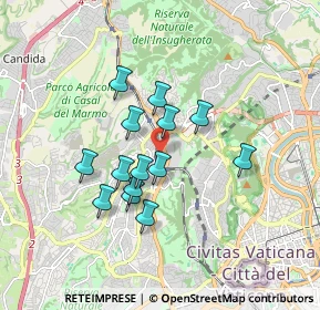 Mappa Via di Villa Maggiorani, 00168 Roma RM, Italia (1.45929)
