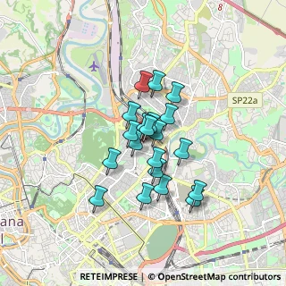 Mappa Via Gadames, 00199 Roma RM, Italia (1.2445)