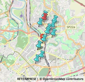 Mappa Circonvallazione Salaria, 00199 Roma RM, Italia (1.33923)
