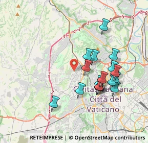 Mappa Via Giorgio Spaccarelli, 00168 Roma RM, Italia (3.70294)