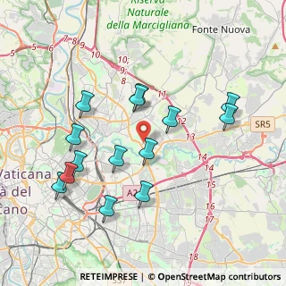 Mappa Via Pietro Negroni, 00156 Roma RM, Italia (4.06071)