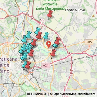 Mappa Via Pietro Negroni, 00156 Roma RM, Italia (3.9205)