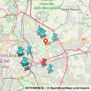 Mappa Via Pietro Negroni, 00156 Roma RM, Italia (4.68867)
