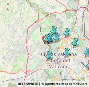 Mappa Via Millesimo, 00168 Roma RM, Italia (3.37167)