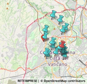 Mappa Via Millesimo, 00168 Roma RM, Italia (3.36722)