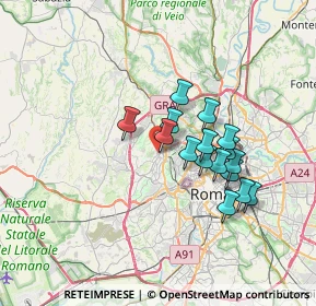 Mappa Via Giovanni Stefano Bonacossa, 00168 Roma RM, Italia (5.95438)