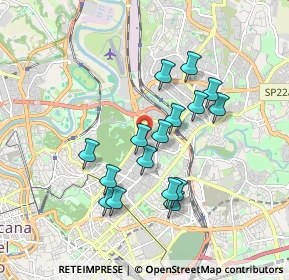 Mappa 00199 Roma RM, Italia (1.68188)