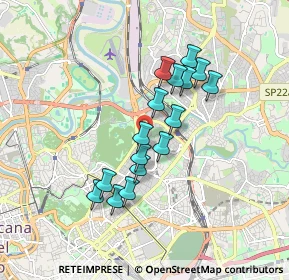 Mappa 00199 Roma RM, Italia (1.54438)