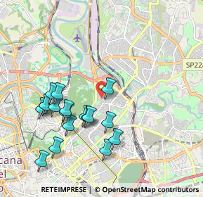 Mappa 00199 Roma RM, Italia (2.06722)