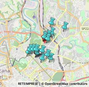 Mappa 00199 Roma RM, Italia (1.2255)