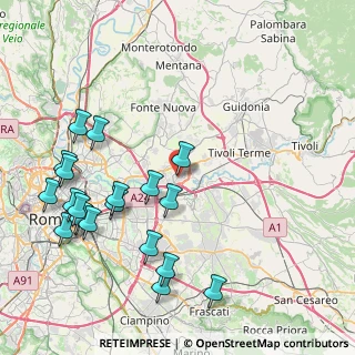 Mappa Via Monteroduni, 00131 Roma RM, Italia (10.2865)