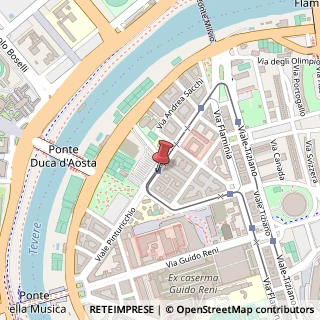 Mappa Piazza Antonio Mancini,  4, 00196 Roma, Roma (Lazio)