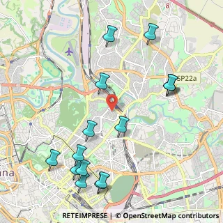 Mappa Via Migiurtinia, 00199 Roma RM, Italia (2.62467)