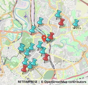 Mappa Via Migiurtinia, 00199 Roma RM, Italia (2.03611)