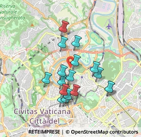 Mappa Via Svezia, 00196 Roma RM, Italia (1.66176)