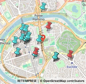 Mappa Via Svezia, 00196 Roma RM, Italia (0.512)