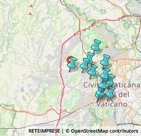 Mappa Via Paolo Rosi, 00168 Roma RM, Italia (3.5925)