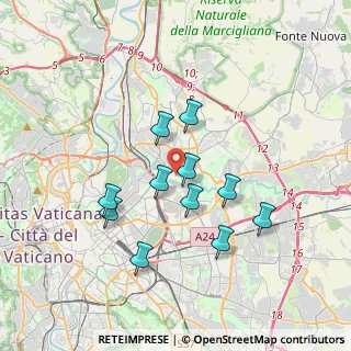 Mappa Via Monte Tomatico, 00141 Roma RM, Italia (3.31909)