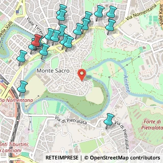 Mappa Via Monte Tomatico, 00141 Roma RM, Italia (0.737)