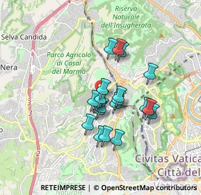 Mappa Via Tosi Federico, 00168 Roma RM, Italia (1.3715)