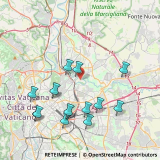 Mappa Via Passo del Furlo, 00141 Roma RM, Italia (4.68667)