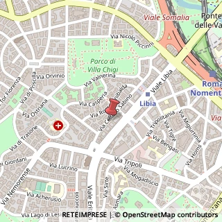 Mappa Via Collalto Sabino, 44, 00199 Roma, Roma (Lazio)