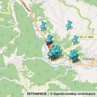 Mappa Via Sublacense, 00028 Subiaco RM, Italia (0.753)