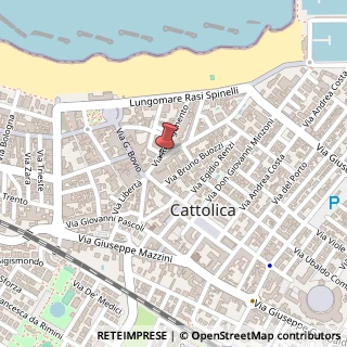 Mappa Via Guglielmo Marconi, 6, 47841 Cattolica, Rimini (Emilia Romagna)
