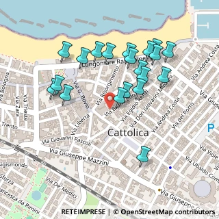 Mappa Via Mancini, 47841 Cattolica RN, Italia (0.2435)