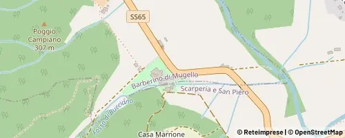 Mappa Barberino di Mugello