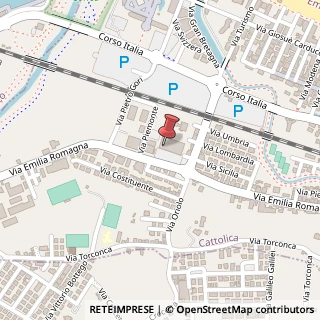 Mappa Via Emilia Romagna, 208, 47841 Cattolica, Rimini (Emilia Romagna)