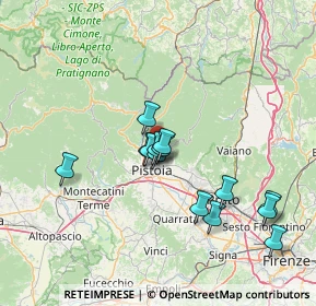 Mappa Via di Pulica, 51100 Pistoia PT, Italia (12.91214)