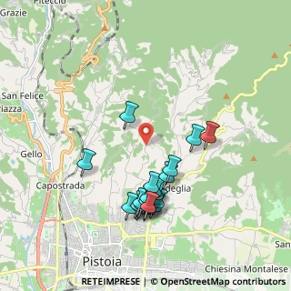 Mappa Via di Pulica, 51100 Pistoia PT, Italia (1.9395)