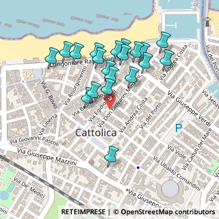 Mappa Via Don Giovanni Minzoni, 47841 Cattolica RN, Italia (0.229)