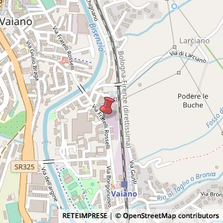 Mappa Via Fratelli Rosselli, 80, 59021 Vaiano PO, Italia, 59021 Vaiano, Prato (Toscana)
