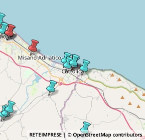 Mappa Via Egidio Renzi, 47841 Cattolica RN, Italia (5.81235)