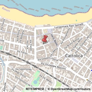 Mappa Via Giacomo Matteotti,  28, 47841 Cattolica, Rimini (Emilia Romagna)