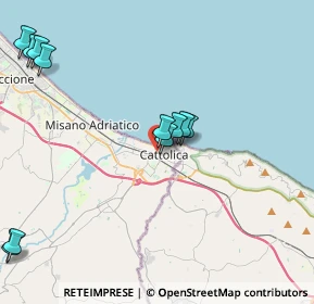 Mappa Via Corridoni, 47841 Cattolica RN, Italia (4.83)