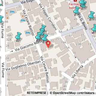 Mappa Via Filippo Corridoni, 47841 Cattolica RN, Italia (0.123)