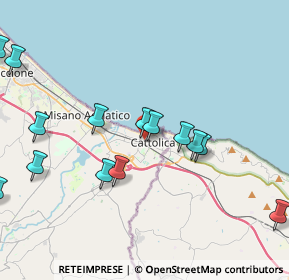 Mappa Via Fiume, 47841 Cattolica RN, Italia (4.72571)