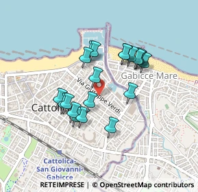 Mappa Via Niccolò Machiavelli, 47841 Cattolica RN, Italia (0.376)