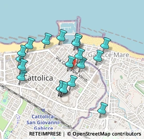 Mappa Via Verdi, 47841 Cattolica RN, Italia (0.4415)