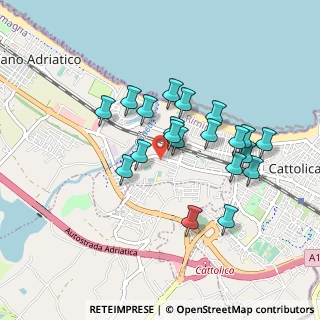 Mappa Via della Costituente, 47841 Cattolica RN, Italia (0.793)